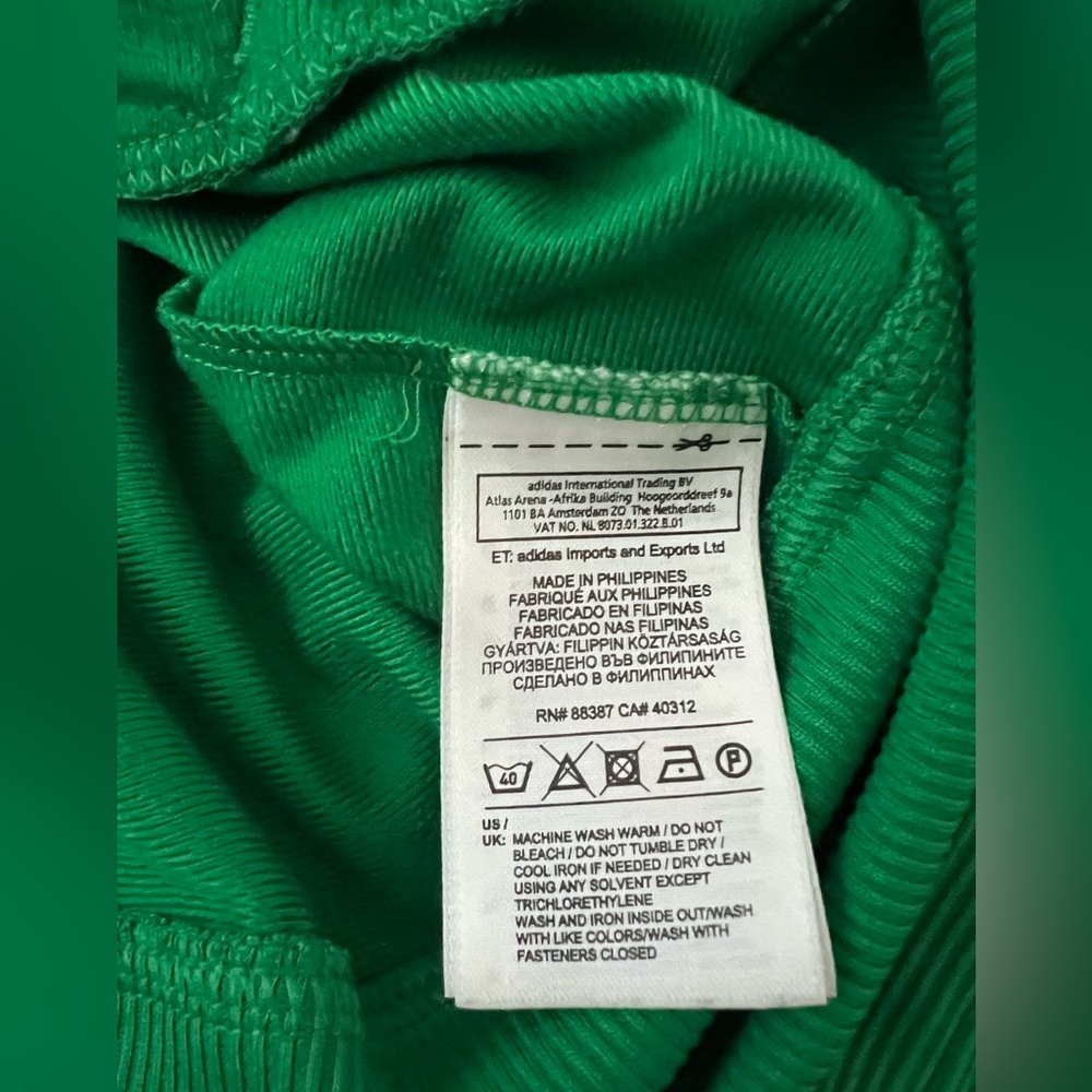 Adidas Men’s Green Track Jacket - Picture 5 of 5
